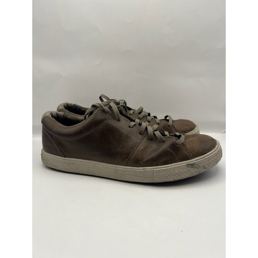 Merrell Barkley Oxford Brown Leather Sneakers Men Size 10